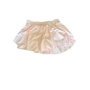 Lululemon Womens Pink Athletic Skort Size 14 High-Performance Polyester Blend